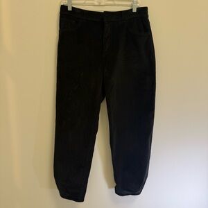 Tibi Women's Black Corduroy Pants